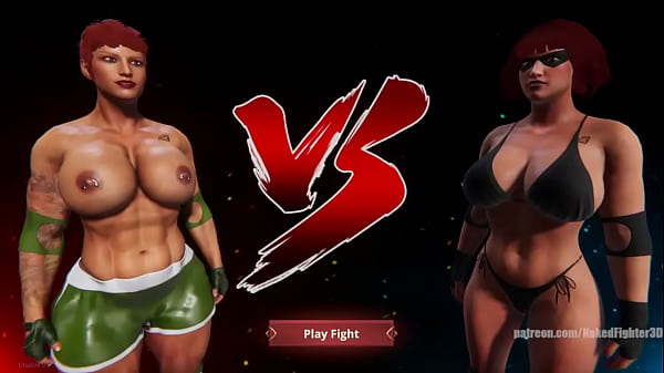 Aine O'Rackie VS Bruna Sammartini (Naked Fighter 3D)