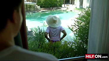 MILFON.com presents: Watering The MILFs Garden | Olivia Jayy & Maya Farrell & Anthony Pierce MILF scene