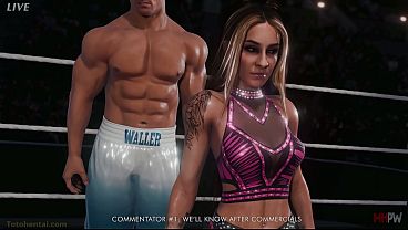 Dakota Kai dealing with two big dicks in the ring