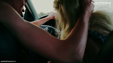 Download Video - Cute Femboy Slut Car Blowjob