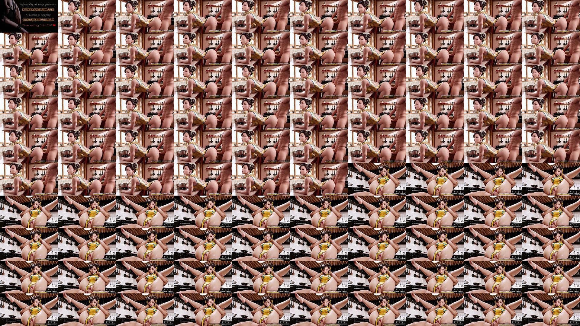 3D Animation : Street Fighter - Chun-Li Being Fucked By Her New Kitchen Apprentice Uncensored Hentai 预览图