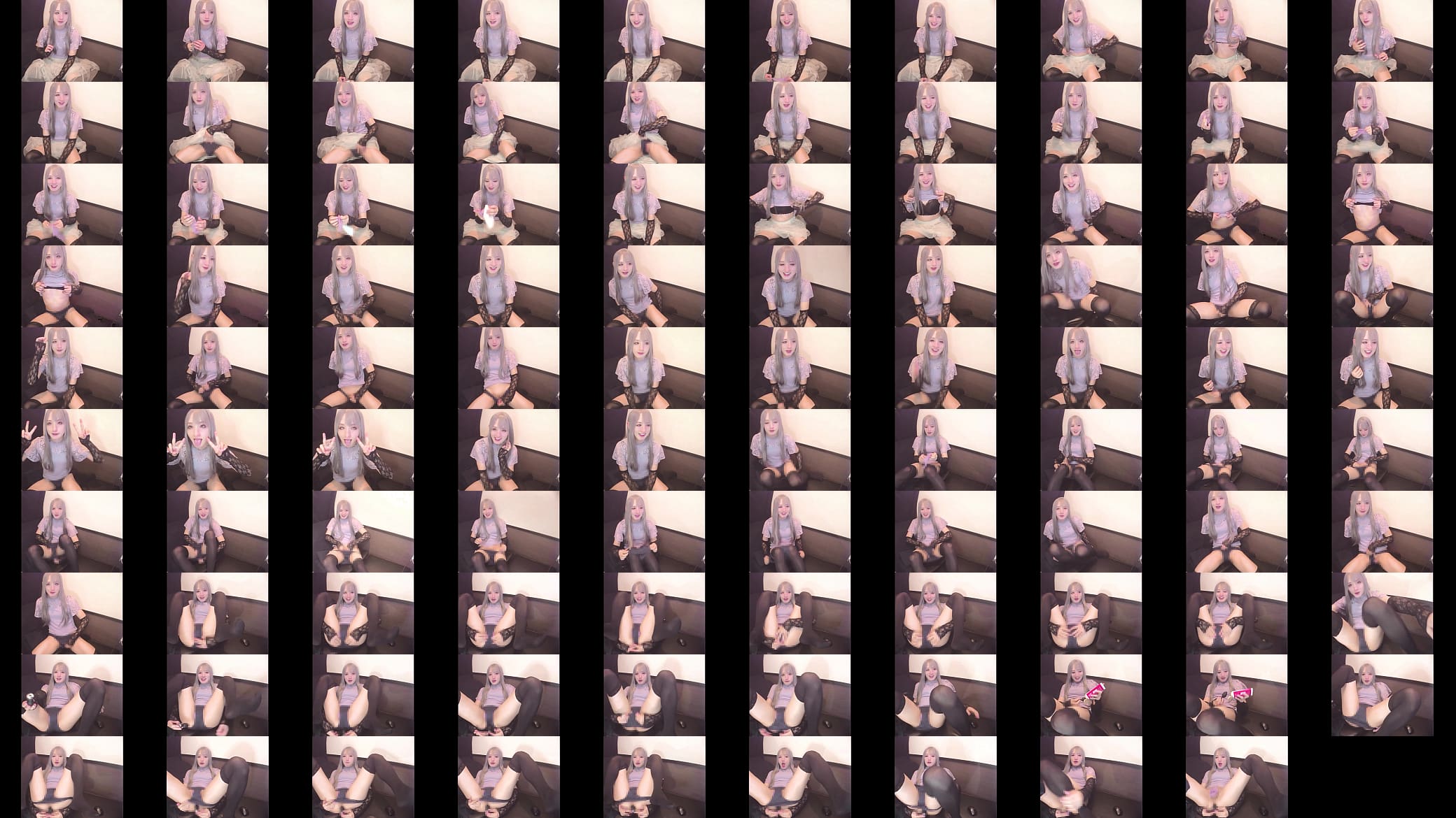 女装がアナルにプラグを入れて配信しながらオナニーする動画 预览图