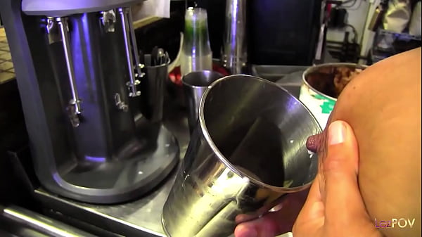 Download Video - New blonde employee gets taught the ins and outs of the kitchen by the brunette milf lesbian