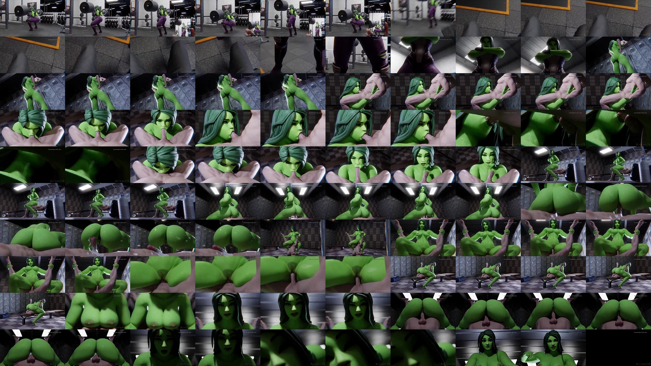She Hulk waiting fucked in the gym 预览图