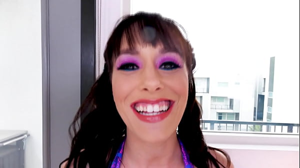 ALANA CRUISE Sexy MILF All Natural Big Huge Cock POV Cum Jizz Swallow NO HANDS!