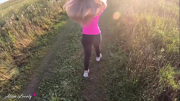Download Video - Public Outdoor Fuck Babe with Sexy Butt - Young Amateur Couple POV
