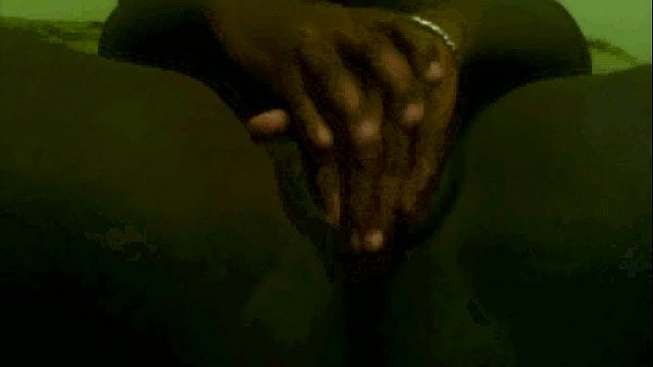 Chocolate BBW masturbating and fingering asshole