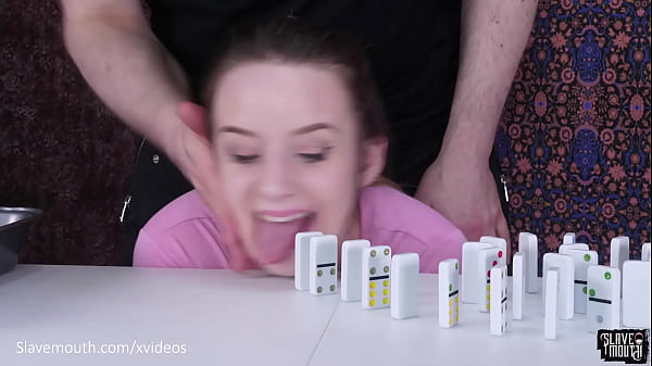 Face Fuck game play with hot blond teen