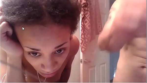 Black tranny fucked hard by white bf