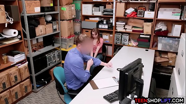 Lost prevention officer gets big ass teen to cooperate