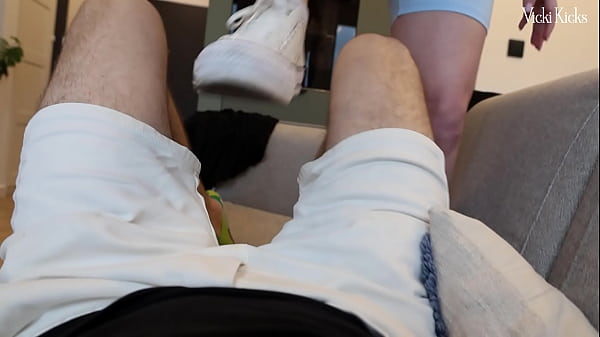 Penalty for not cleaning the apartment! - BALLBUSTING