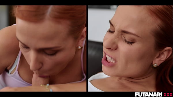 Real Life Futanari - Hot redhead fuck shemale robot with multiple creampies