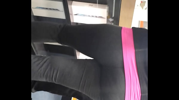 Nice ass in tight pants.