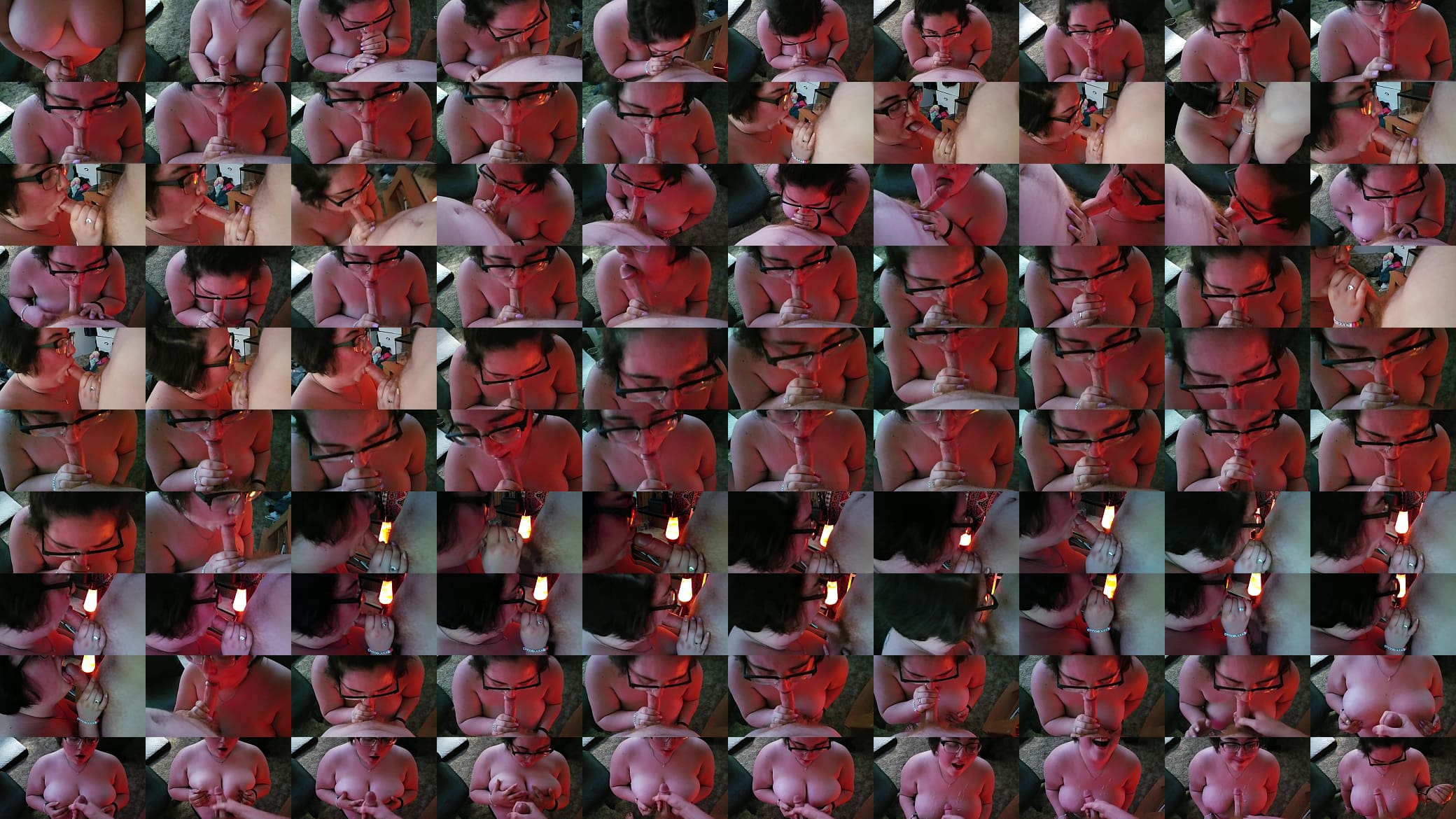Amateur BBW with Big tits Sucks TheStonedFox&#039;s Cock 预览图