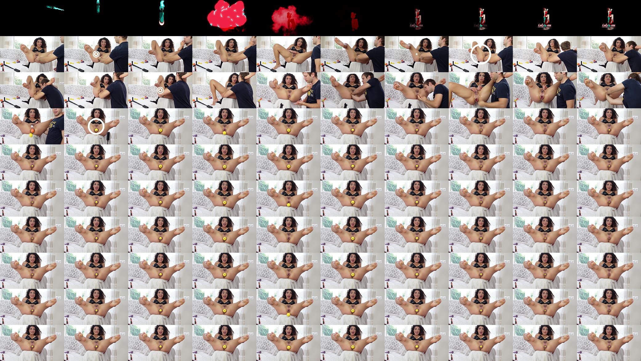 7 emoticons balls in the ass for Lady Ana  after a double anal fisting 预览图