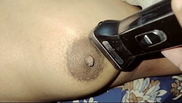 Stepbrother Removing Stepsister body & pussy hair