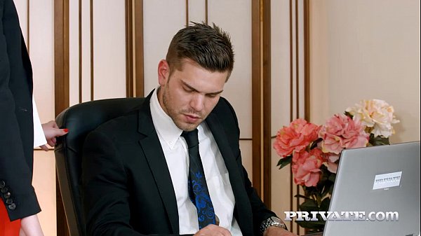 Private.com - Aria Logan Sucks Her Boss’s Hard Cock