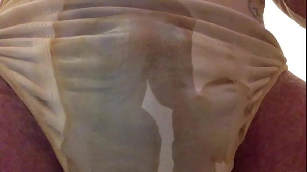 Pissing in my dirty underwear