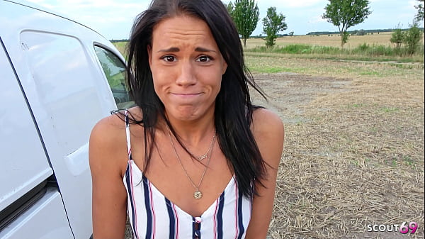 SCOUT69official - German brown Skin Latina Secretary give Boss a Risky Outdoor no condom Fuck and let him cum on her nice ass