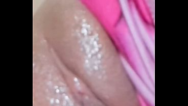 Colombian woman touches herself deliciously