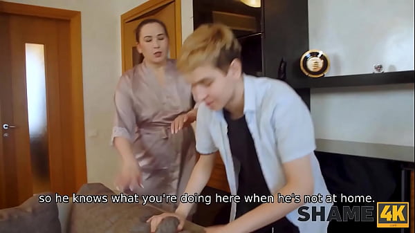 Download Video - SHAME4K&period; Bugging Next Door Lady to Fuck Her