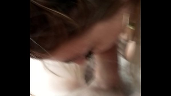 Sexy blonde pops her ass while deepthroating  nice cock amateur porn