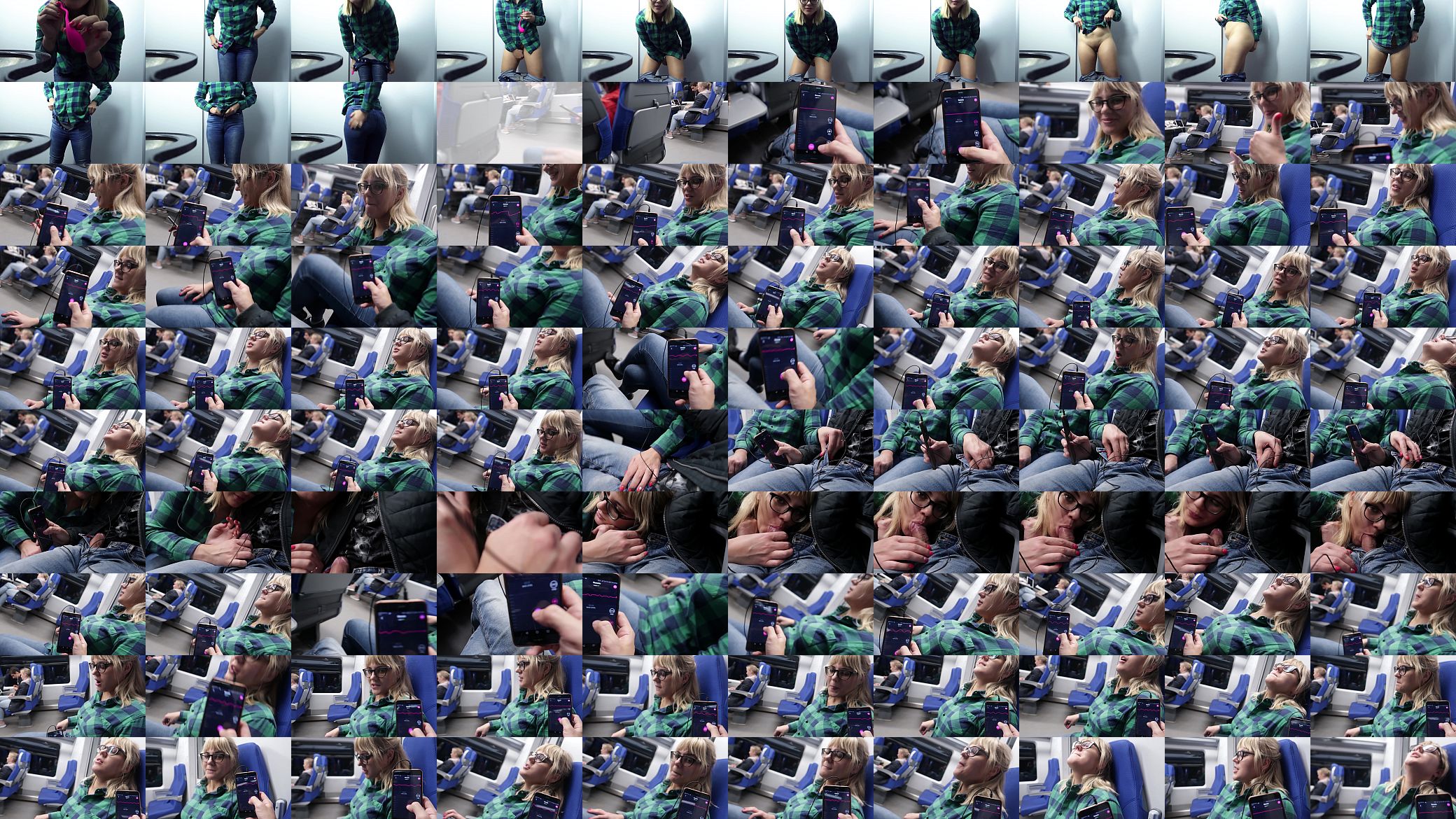 REMOTE CONTROL MY ORGASM IN THE TRAIN 预览图