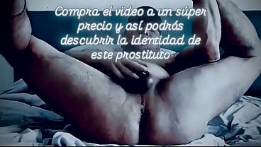 Jackal, a male prostitute from the bars of Glorieta Insurgentes in Mexico City, makes a gay video as a faggot whore in a chastity cage.