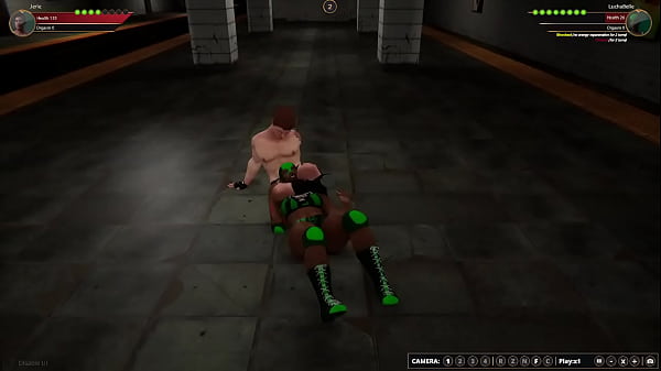 Jerle VS LuchaBelle (Naked Fighter 3D)