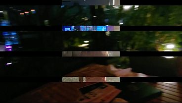 Trashy MILF Cara pisses on the ground in a public carpark for all to see