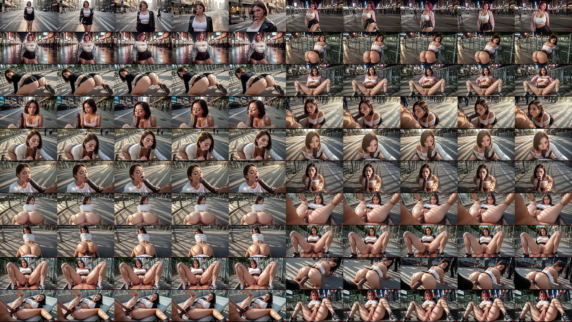 I had sex with my college friend right on the shopping street, in public, and she sucked my dick off hard.[AI] 预览图