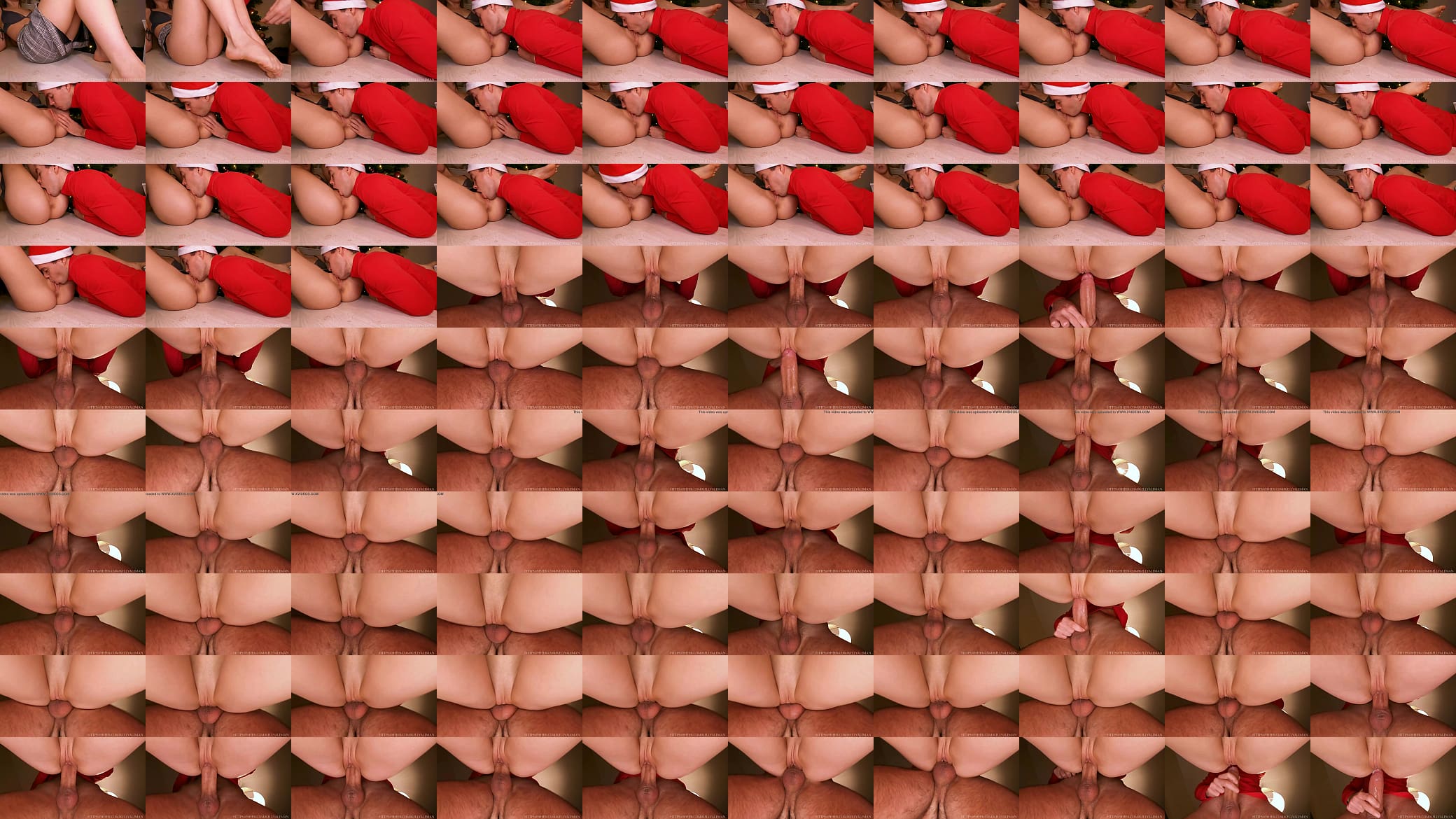 Santa&#039;s helper licking pussy and POUNDING till CUM all over pussy! 4K 预览图