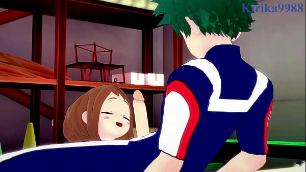 Download Video - Ochako Uraraka and Izuku Midoriya intense sex&period; - My Hero Academia Hentai