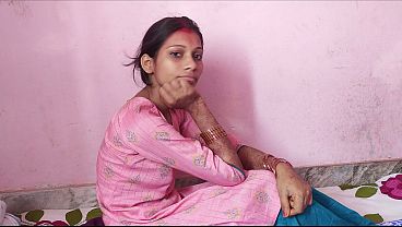 Download Video - Newly married Bhabhi happy by licking pussy and fucking &excl; Hindi Audio
