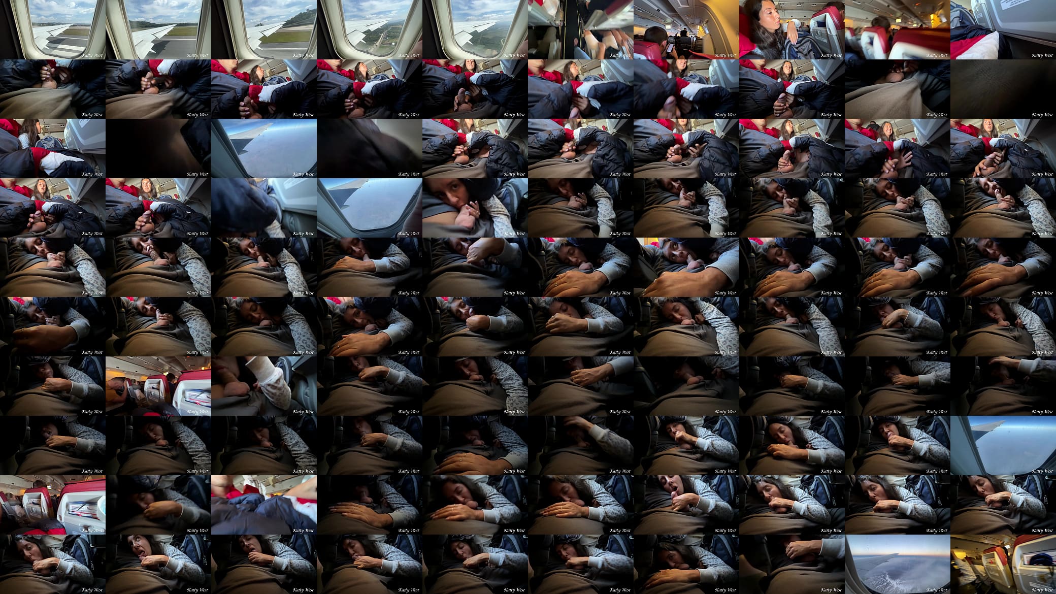Risky extreme public blowjob on Plane 预览图