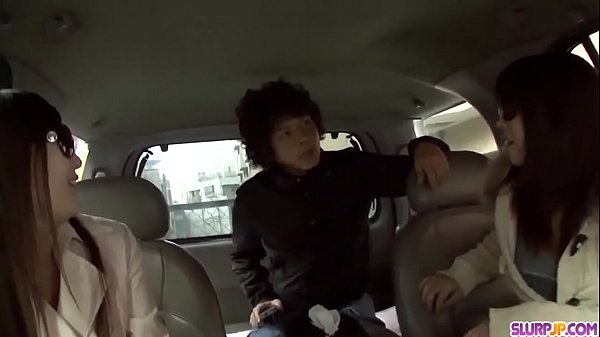 Serina fucked on the back seat and jizzed on face - More at Slurpjp.com