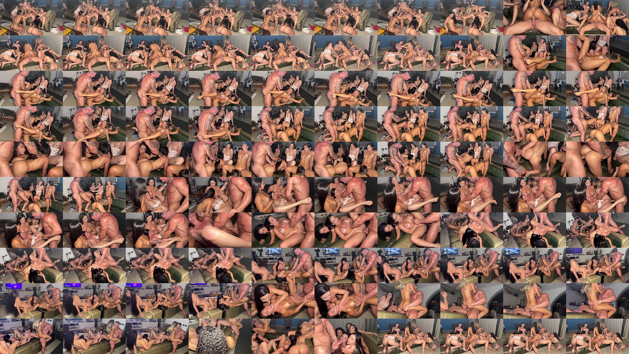 Orgy At Night! 6 Gostosas Staying At Maximo ́s! 预览图