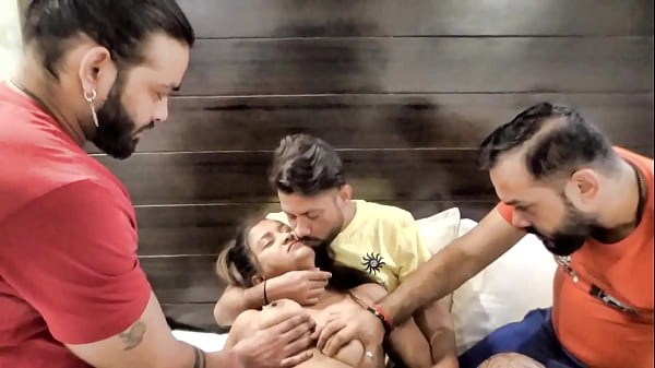 Real Indian Gangbang Hot Sex With College Girl
