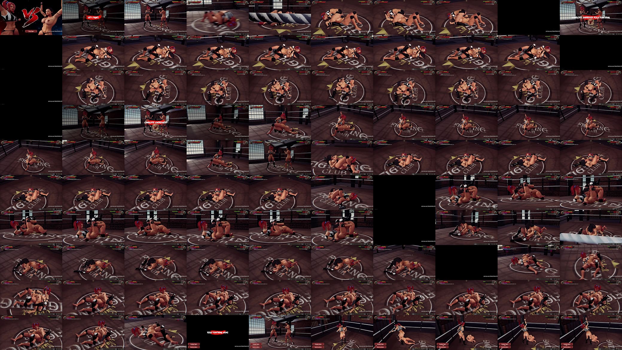 Polly Plaything VS Charlotte (Naked Fighter 3D) 预览图