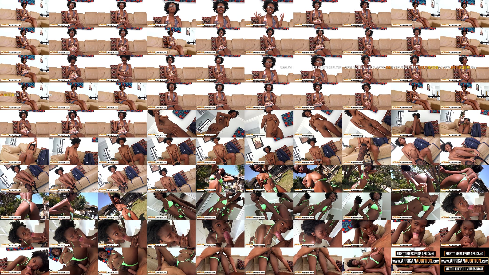 Cute big tits African teen enjoyed rough sex with huge cock white friend 预览图