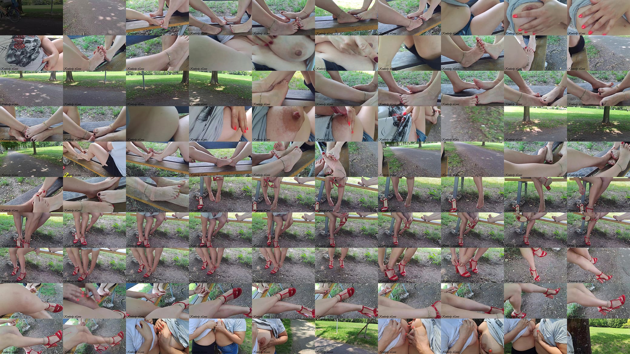 Stepsisters First Time Playing Outdoor Around People in a Public Park was Thrilling! 预览图