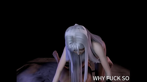 3D Skinny Asian Whore Sucking the Big Cock and Got Fucked so Hard
