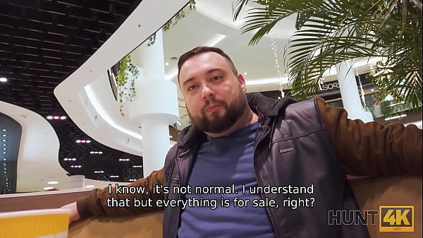 Download Video - HUNT4K&period; For cash cuck permits hunter to fuck red-haired GF in restroom