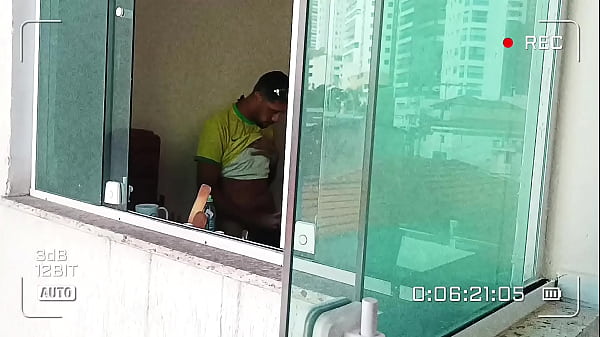 c&agrave;mera secreta me flagrou sendo fudido pelo mar...