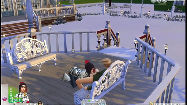 The Sims 4 oral job in winter