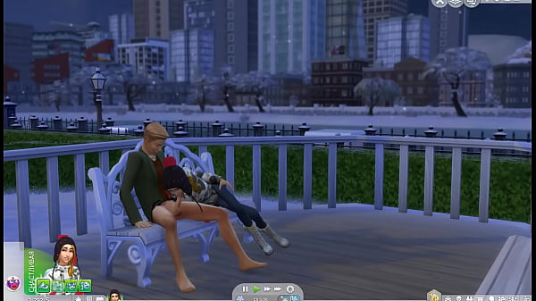 The Sims 4 oral job in winter