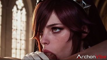 The way Rosaria is doing things to my dick... I had no idea she was so naughty [AI]
