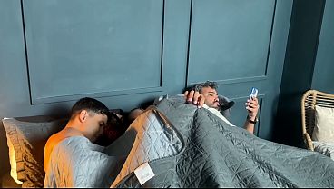 Behind the scenes, unfiltered - Shameless stepmother has sex with her stepson in front of her husband without him noticing