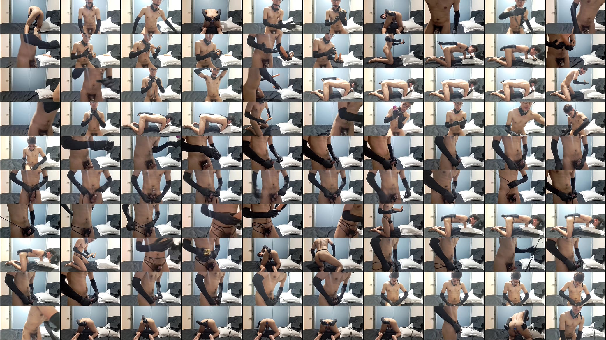 Boy in chastity spitroasted 预览图
