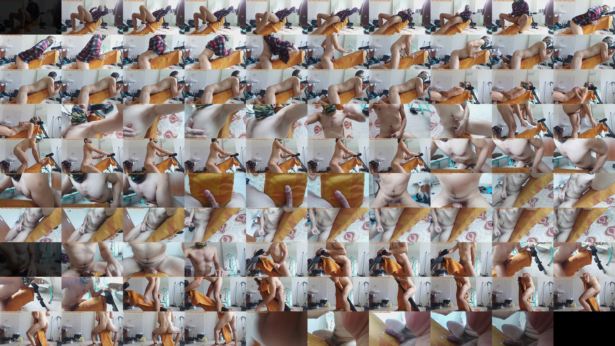 Tom Ondra Motho is Wanking in Mirror Room 预览图